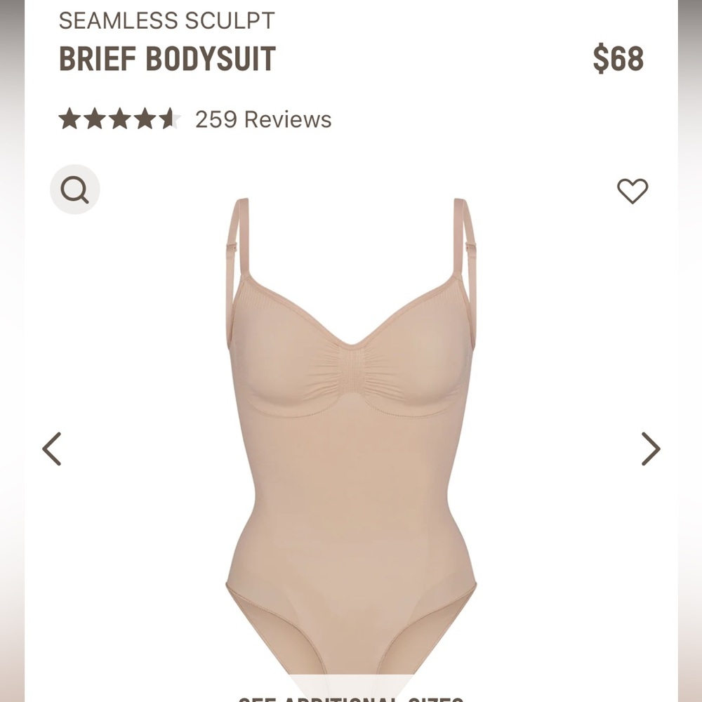 SKIMS SEAMLESS SCULPT BRIEF BODYSUIT